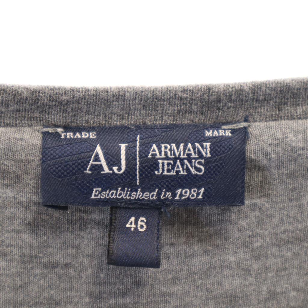 Armani Jeans Long Sleeve Layered One Piece 46 Gray Women Used