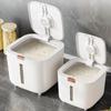 Boîte à riz anti-insectes et résistante à l'humidité, bocal hermétique pour céréales, récipient de cuisine, rangement, boîte de rangement de cuisine avec couvercle