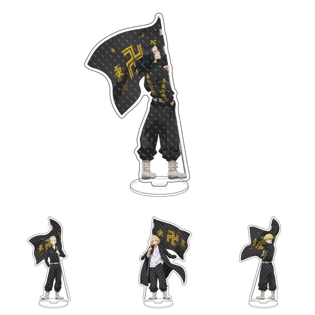 High-quality Anime Tokyo Revengers Figure Cosplay Acrylic Stands Manjiro Ken Takemichi Hinata Collectible