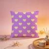 Bold Heart Allover Print Cushion Cover Comfortable Durable Pillow Cover MultiScene for Home Office Car Sofa