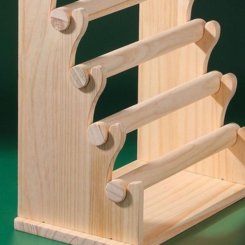 Wood Jewelry Holder for Exhibiting Accessories Bracelets and Bangle Display Rack Elegant Wrist Accessories Organizer