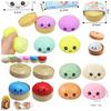 Colorful Dumpling Squishes Stress Balls Reusable Short Rebound Decompression Playthings Gentle Dough Ball One-Of-A-Kind Home Decor Designed for