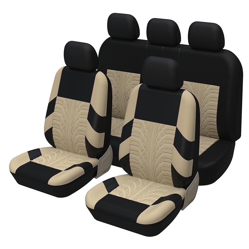 Car Seat Covers Set Polyester Fabric Universal Fits Most Cars Covers Car Seat Protector