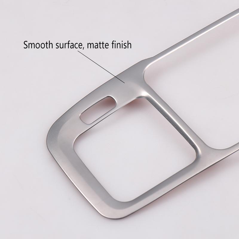 Console Navigation Frame Decoration Cover Trim Stainless Steel Strip Interior Molding Sequins 3D Sticker for Volvo S60