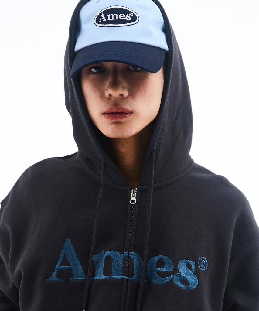 AMES-WORLDWIDE Symbol Logo Twotone Ball Cap Blue