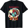 Akutmottagningen Gobble Squad Thanksgiving Akutsköterska Höst T-shirt