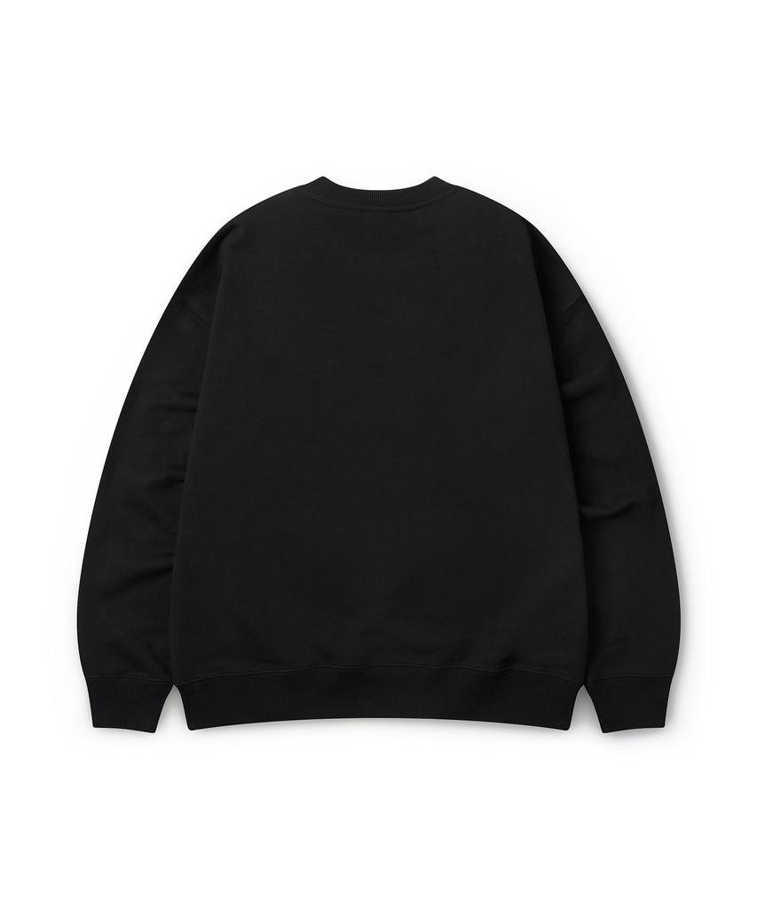 CAMEL WORK Small Logo Sweatshirt (Black)