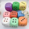 Large Slow-Rising Dice Squeeze Toy Soft PU Fidget for Stress Relief Rounded Corners for Safe Play Colorful Pinch Toy for Board Games