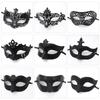 1 PIÈCE Masque de Mascarade Masque de Fête Costumée Masque en Plastique Demi-Visage Femmes Hommes Déguisement