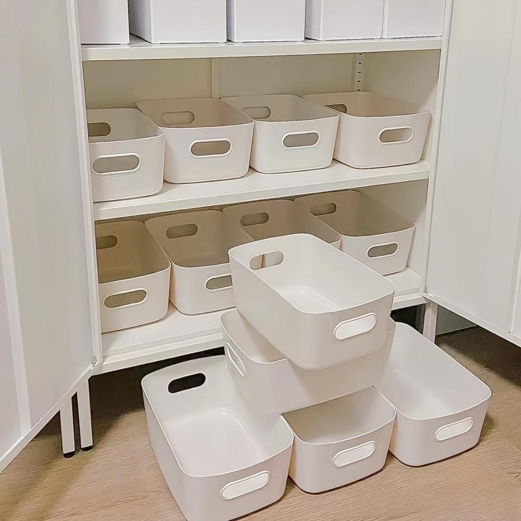 Cutie de depozitare, cutie de depozitare pentru birou, cutie de depozitare pentru cosmetice de uz casnic, coș de depozitare pentru baie, bucătărie, dormitor, diverse gustări