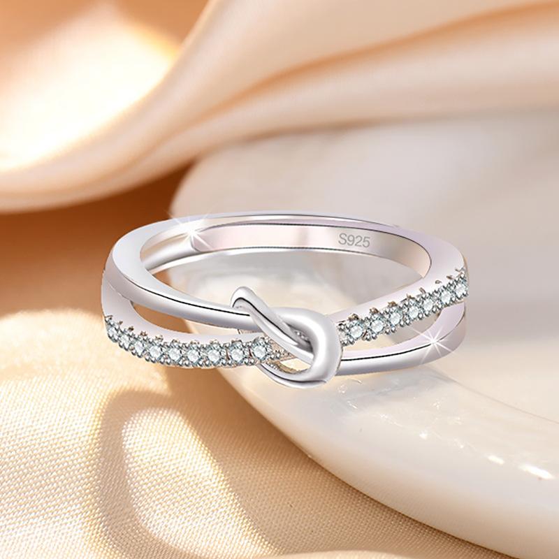 925 Silver Ring Fashion Sparkle AAA Zircon High Quality For Women Rings Wedding Fine Jewelry Accessories Party Gift