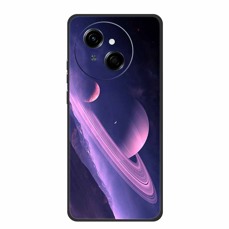 Phone Case For Tecno Spark Go 1 S Back Cover Case 6.67" Black Silicone Soft TPU Coque For Tecno Spark Go 1S Case Go1S Funda Para