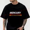 Mercury Racing Boats Graficzny T-shirt Męska Moda Motocyklowa Bawełna Moto Codzienny Letni Wygodny Krótki Rękaw