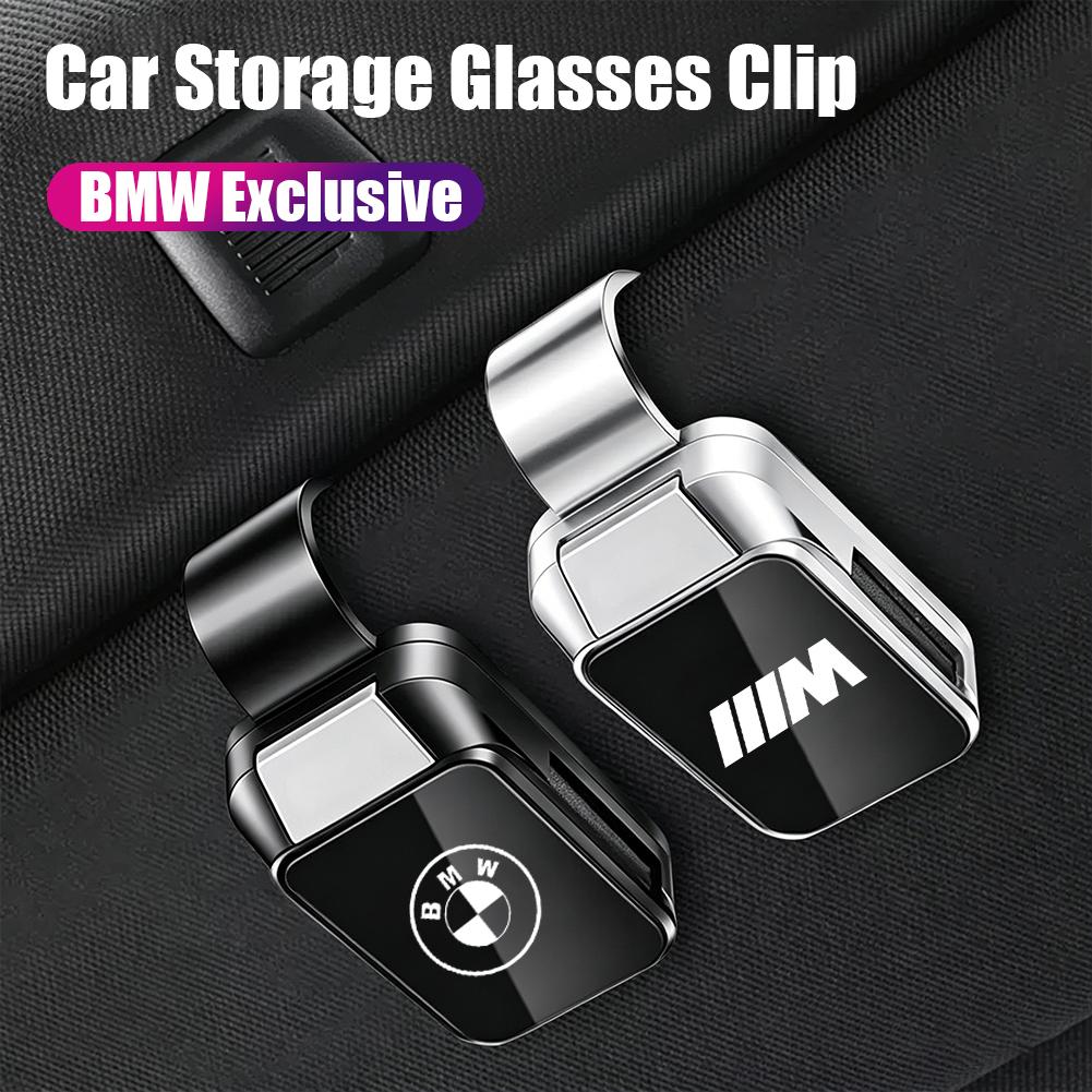 1Pcs Car Glasses Clip Sunglasses Holders Car Accessories For BMW G80 G06 G07 G42 G14 G15 G16 F82 F20 F21 F83 M2 M3 M4 Stickers