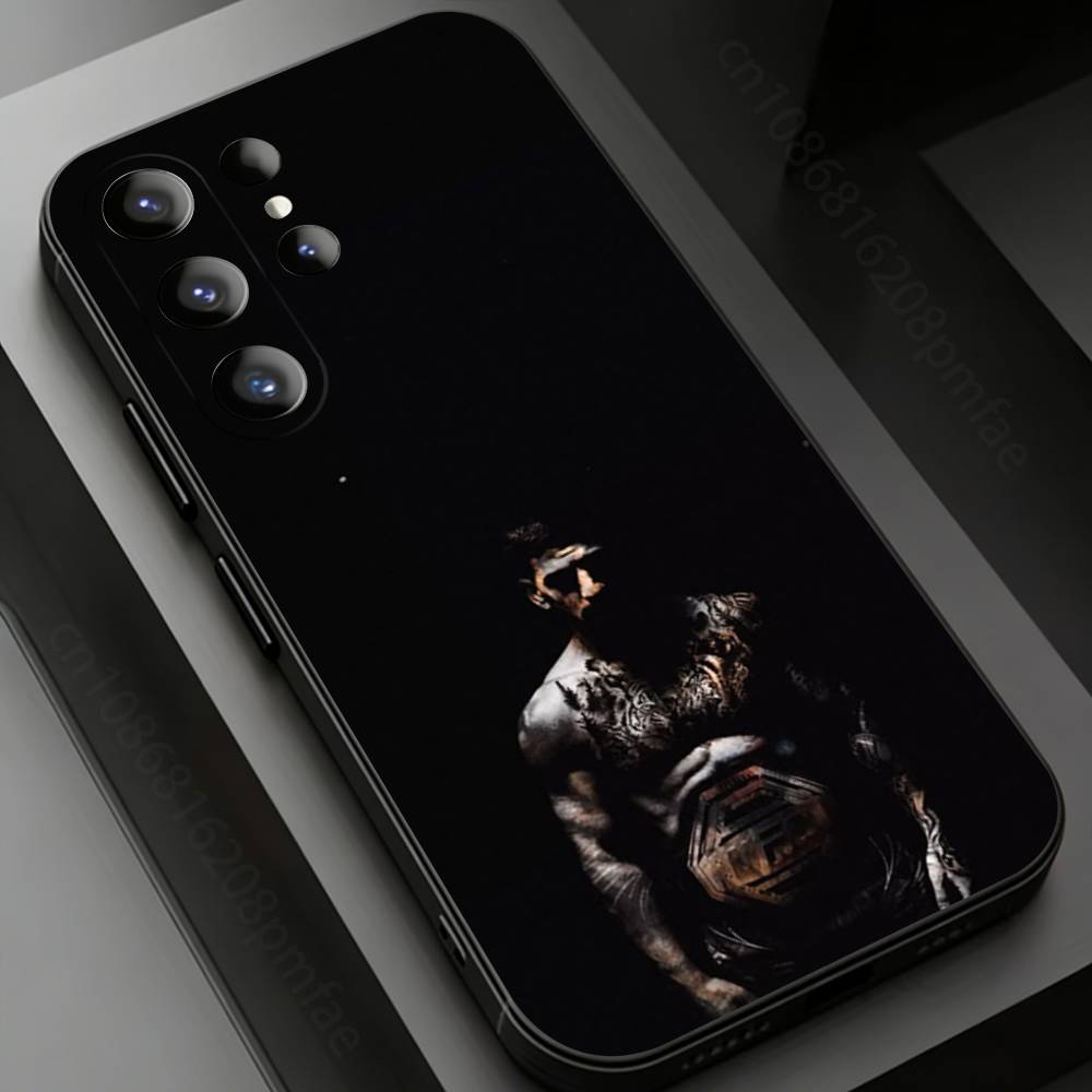 I-Ilia Champion T-Topuria Phone Case for Samsung Galaxy S24,25,26,23 22,21,S20 Plus Ultra FE Soft Fundas Cases