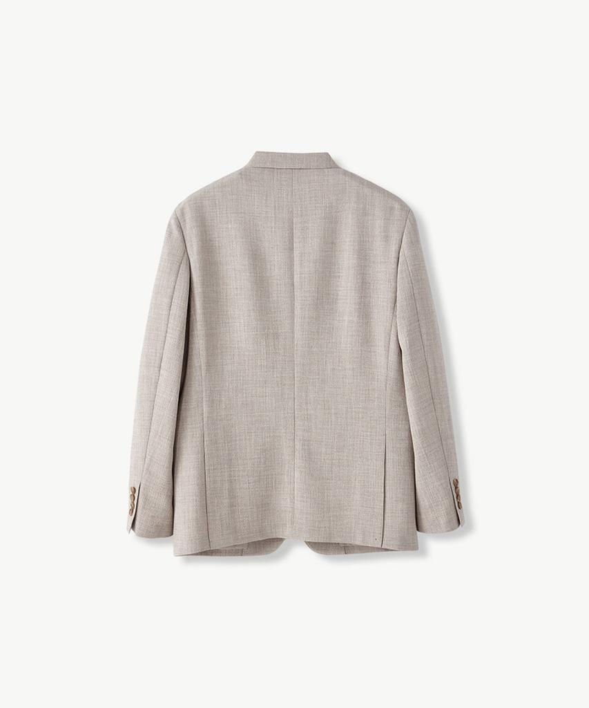 Stco [Summer Setup] Two-Tone Texture Lightweight Setup Set_Beige (Relaxed Fit)_Sejvb05Set