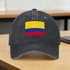 Flag of Colombia Casual Baseball Cap Summer Trucker Hat Breathable Hiking Fishing Snapback Cap UnisexTeens Cute Baseball Caps