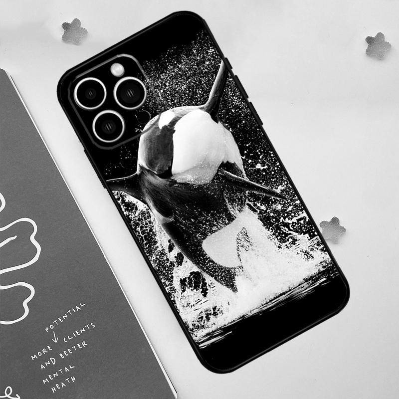 Killer Whale Orca Case For IPhone 18 11 12 13 14 15 16 Pro Max 15 16 Plus 13 12 Mini X XS XR Cover