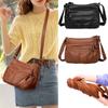 Women's Soft Leather Shoulder Bags Classic Casual Crossbody Bag For Female