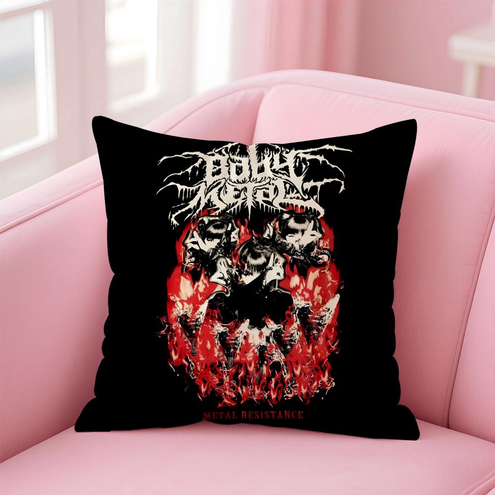 Girlgroup Metal BBBabymetal Cushion Cover Pillow Case Soft Skin Friendly Fabric Comfort  Concealed Zipper