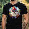 T-Shirt Men Hippie Gnome Motif Cotton Size XS To 5XL