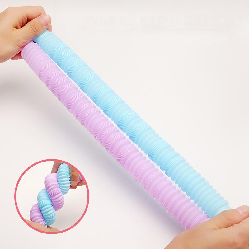 10/30/50PCS Diameter 1.9cm Pop Tubes Sensory Fidget Toys Stress Relief Stretch Tubes For Kids Adult Birthday Party Gifts Juguete
