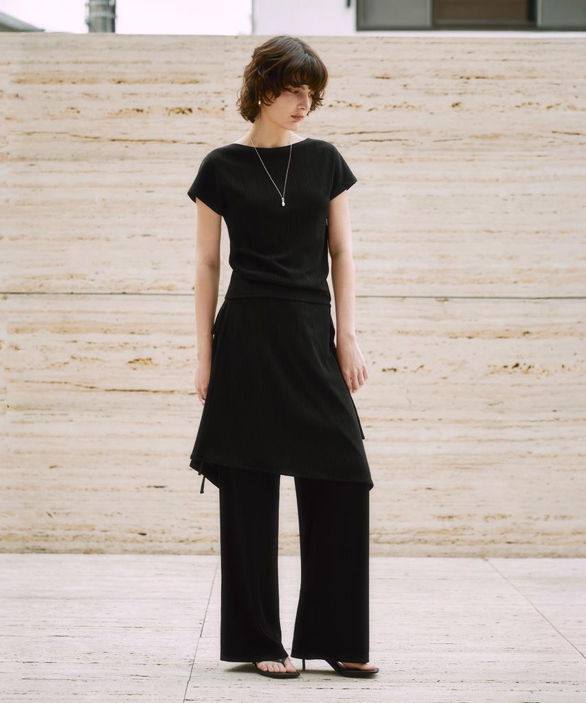ZEROSTREET [2 Colors] Le Zero Pleated Layered Pants