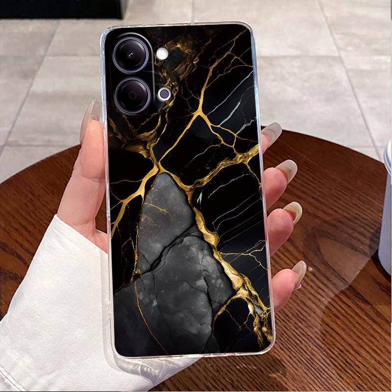 For Vivo Y11 5G V2575 Case Vivo Y21 5G V2553 Phone Case Clear Luxury Cute Love Heart Rabbit Funny TPU Soft Silicone Back Cover