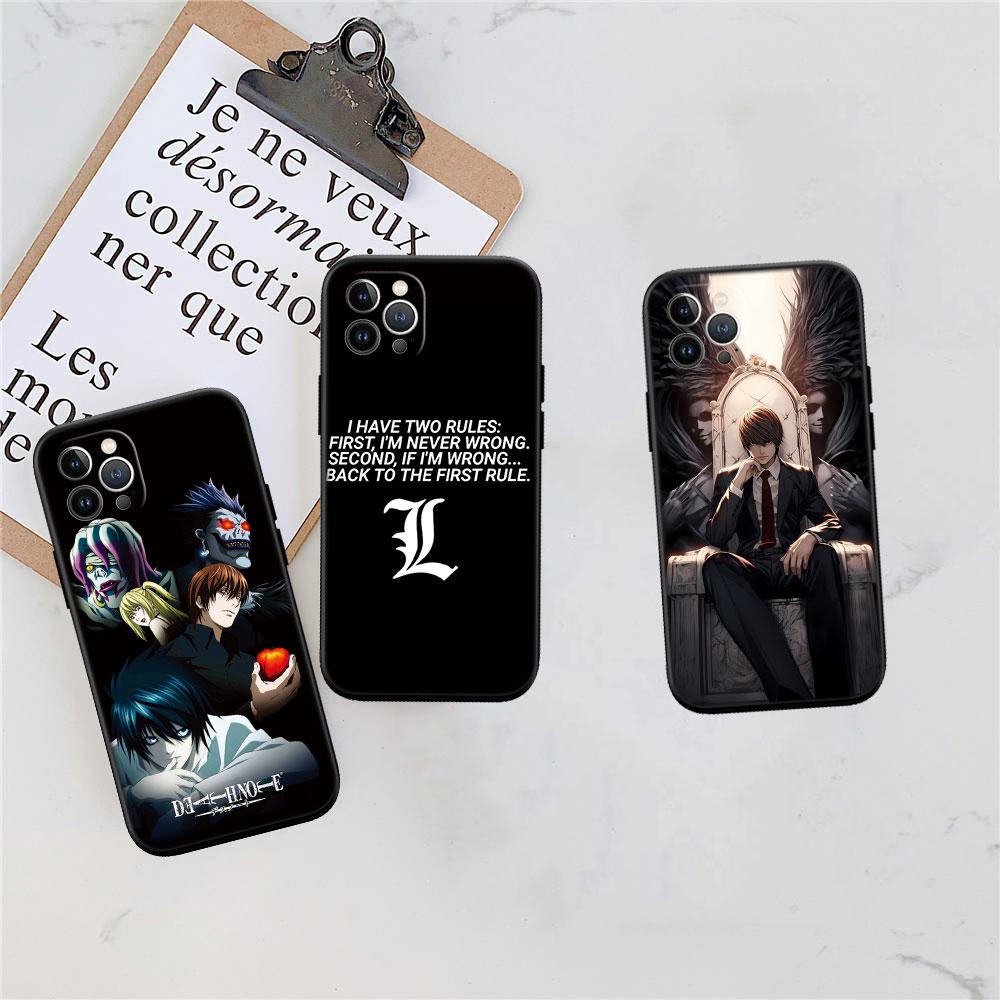 CJ32 Death Note Ryuk kira Soft Shell Phone Case for Xiaomi Poco C40 C50 C51 C55 C65 C71 C75 F3 F5 F6 F7 M2 M3 Pro Ultra