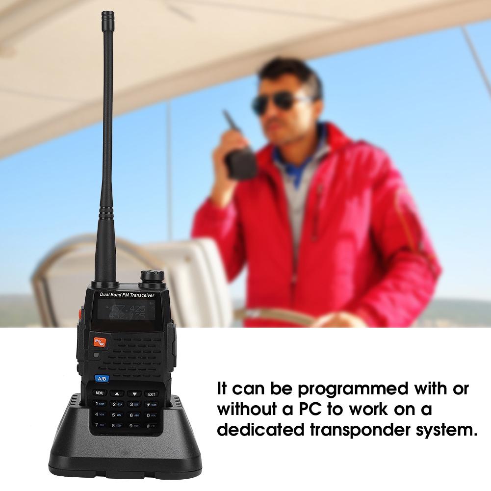 UV F9+ Marine IP67 Waterproof Walkie Talkie UHf VHF Dual Band Two Way Radio