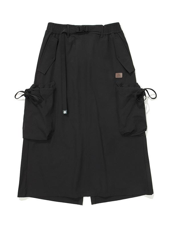 Bbc Earth W Ripstop Flexible Shirred Skirt_Black