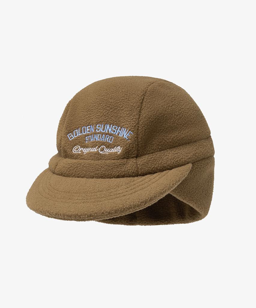 GOLDEN SUNSHINE Sunshine Earflap Fleece Cap_Khaki Brown