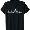 Biker Heartbeat MTB Trail Cycling Downhill Mountain Biking T-Shirt