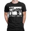 Novelty Band Stray Cats T-Shirts for Men Round Collar 100% Cotton T Shirts Short Sleeve Tee Shirt Plus Size Clothes