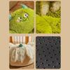 Plush Cat Calming Bed Cute Shape Dog Donut Bed with Raised Head And Neck Support Pads Cozy Pet Round Cuddler Bed for Cats Puppies
