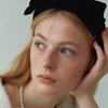 LOVE ME MONSTER Velvet Ribbon Headband