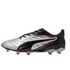 King Pro FG/AG Versatile Comfortable Trendy Fashion Football Shoes Unisex Football Shoes Silver Black 108308-02