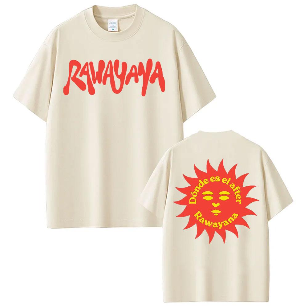 Rawayana Waar Is De After 2026 Nieuw Album T-shirts Unisex Dames Harajuku Retro Korte Mouw T-shirt Zomer Tops 100% Katoen T-shirt