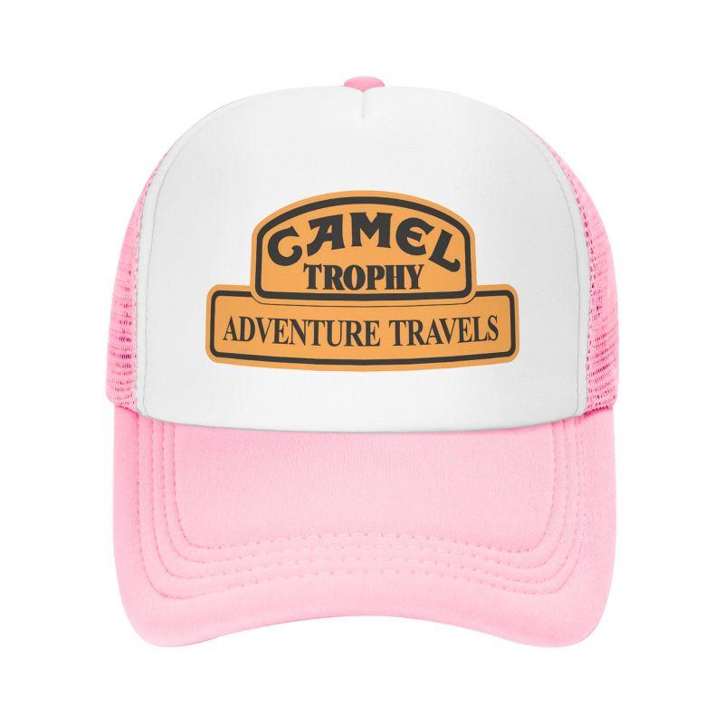 Cappellino da Baseball in Rete Stampa Camel Trophy Racing Unisex Estivo Traspirante Visiera Parasole Snapback Cappello da Trucker per Esterno Cappellino da Papà