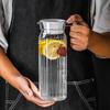 New Transparent Water Bottle Large Capacity Heat-resistant Juice Bottle Plastic Coffee Milk Pot