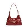 2026 New Highend Underarm Bag Fashiable and Versatile Women's Bag Commuting Shoulder Niche PU Patent Leather Crossbody Bag