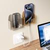 Supports Téléphone Muraux Design Transparent pour Chambre et Bureau Organisateur Utilisation avec Installation Facile et Accès de Charge