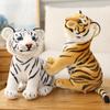 Simulated Tiger Doll Rag Doll Plush Toy Birthday Gift White Tiger Children's Toy Pillow Gift