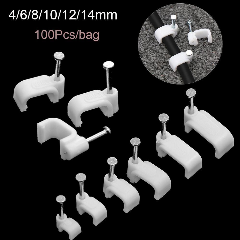 Hardware Electrical Fittings Fastener Fixer Holder Fixing Steel Nails Organizer Clamp Cable Clip
