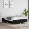 Vidaxl Bed Frame Without Mattress, Black, 120X200 Cm, Upholstered