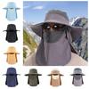 Quick Drying Removable Visor Hat UV Protection Bucket Hat Summer Fisherman Cap  Hiking