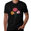Three Roses Tshirt Comfortable Daily Wear Tee