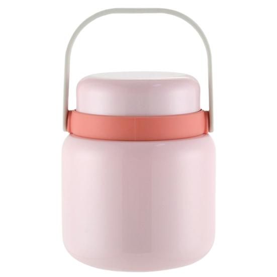 Thermo Food Lunch Container Insulated Food Jar with Carrying Handle Food Grade BPA Free Leak-Resistant Food