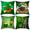 Printed Cushion Cover, Saint Patrick's Day Party Decoration, for Living Room, Office, Home