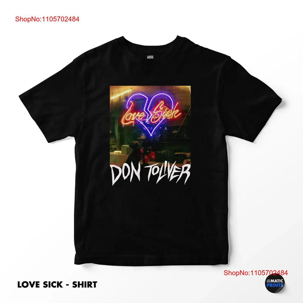 Don Toliver Vintage Style T Shirt Love Sick tee life of a heaven or hell jackboys vintage Washed fashion Top For Everyday Wear